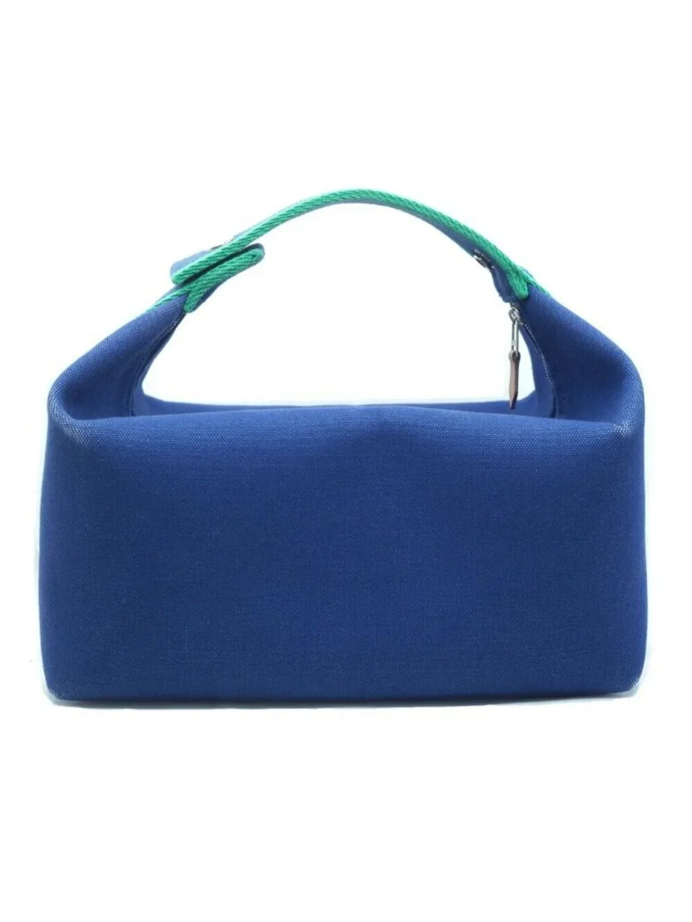 Hermes Brid-a-brac GM Navy Green Silver Bag